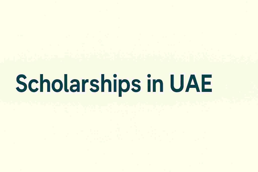 Scholarships in UAE