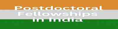 postdoctoral fellowships in india