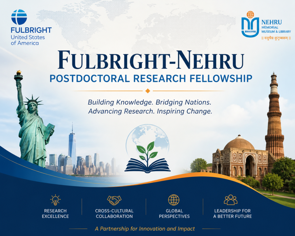Fulbright-Nehru Postdoctoral Fellowship